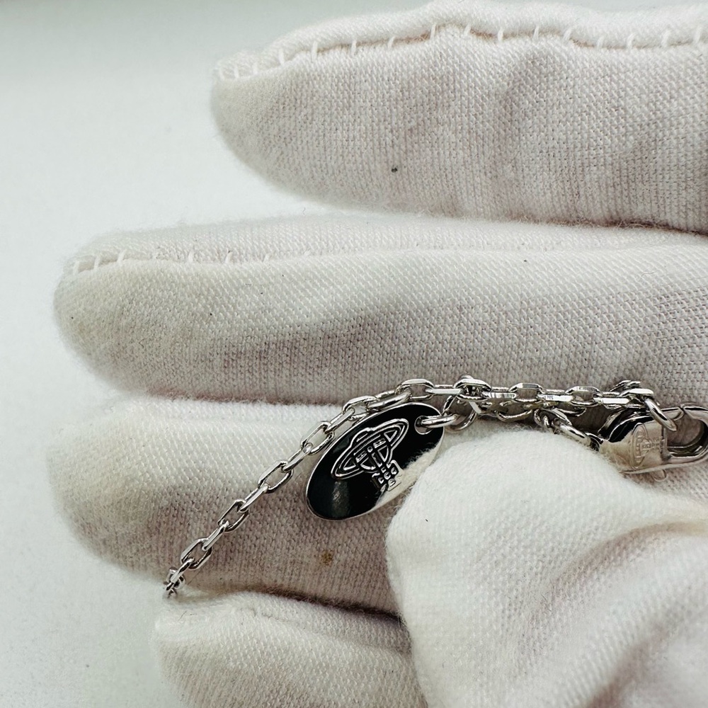 Vivienne Westwood Lucerne Silver Necklace - Picture 9 of 9